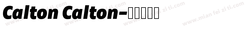 Calton Calton字体转换